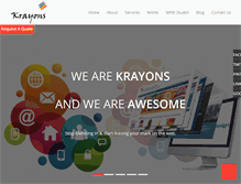 Tablet Screenshot of krayons.biz